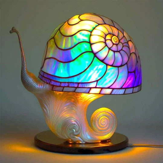 Glaslamp - lampe i farvet glas Fortryllende farver og beroligende lys til alle rum