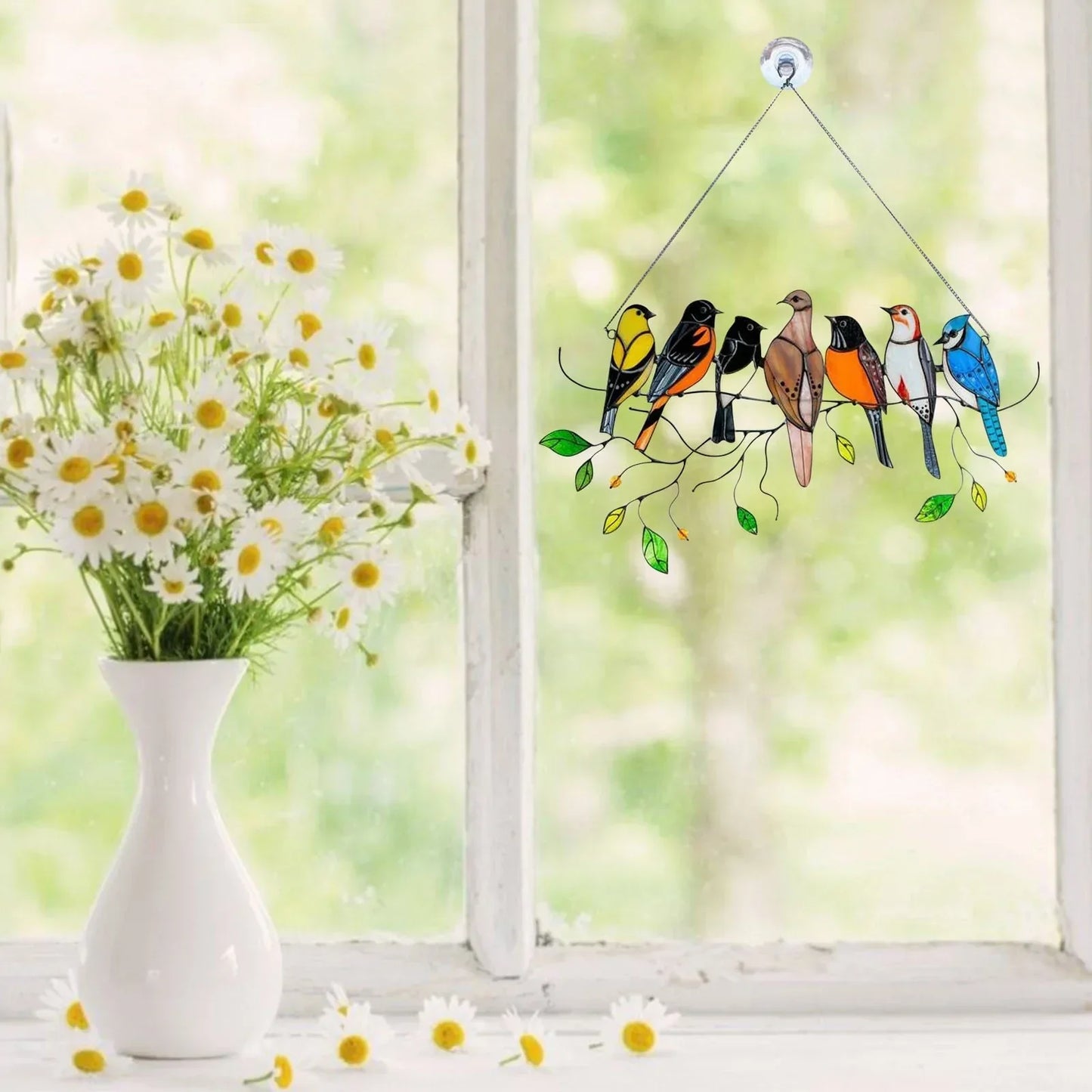 LumiVogel - Fugl i farvet glas Solfanger