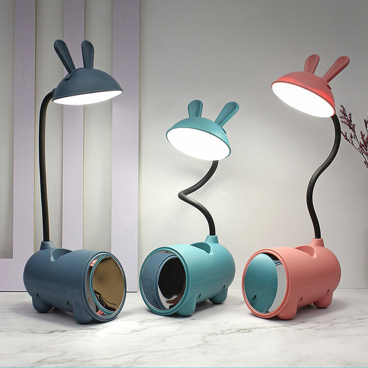 LumiRabbit - Kreativ kanin LED touch USB penneholder skrivebordslampe