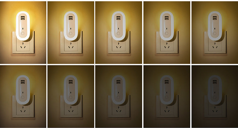 Elegant Oval Nachtlampe med USB Opladning, Fjernbetjening og Timerfunktion til Soveværelse-6