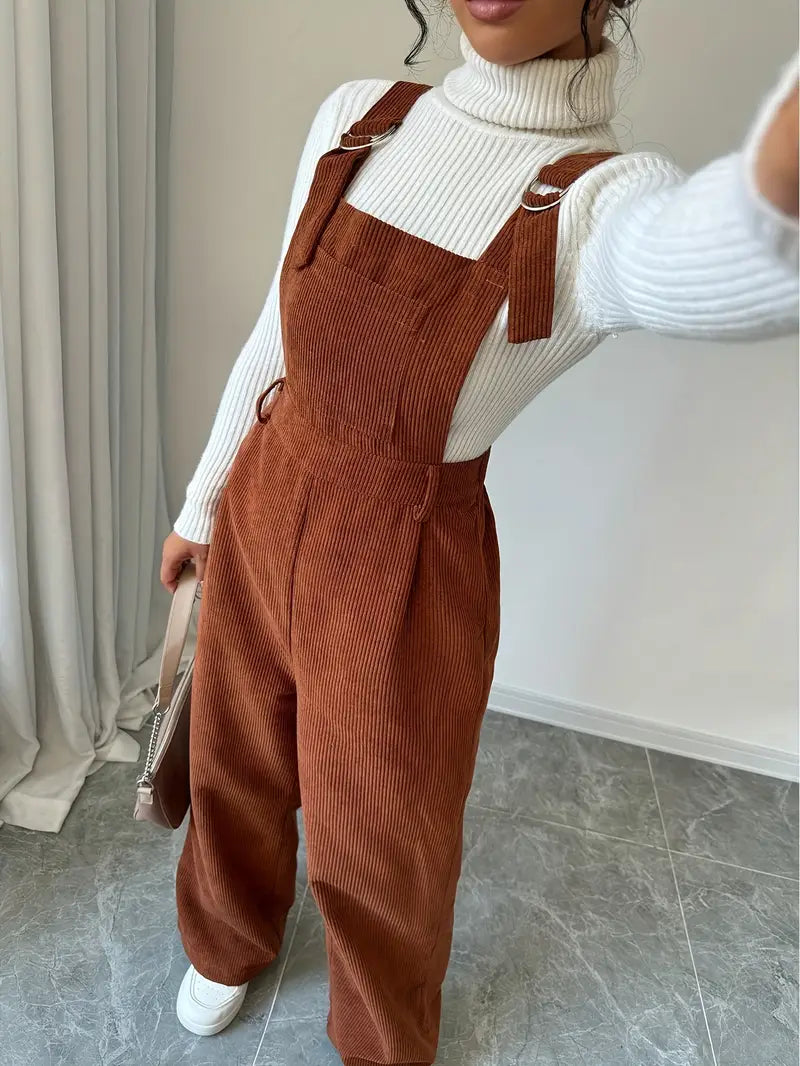 Isabella - Casual jumpsuit i fløjl til kvinder