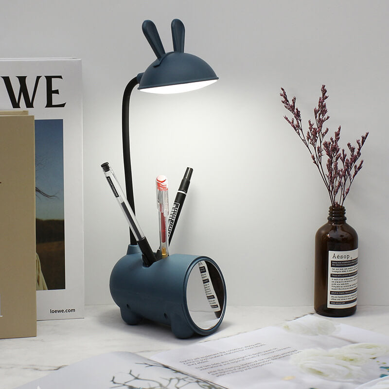 LumiRabbit - Kreativ kanin LED touch USB penneholder skrivebordslampe