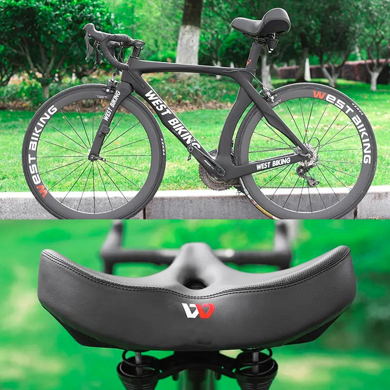 RideComfort - Komfortabel Big Bottom-cykelsadel - Maksimal komfort