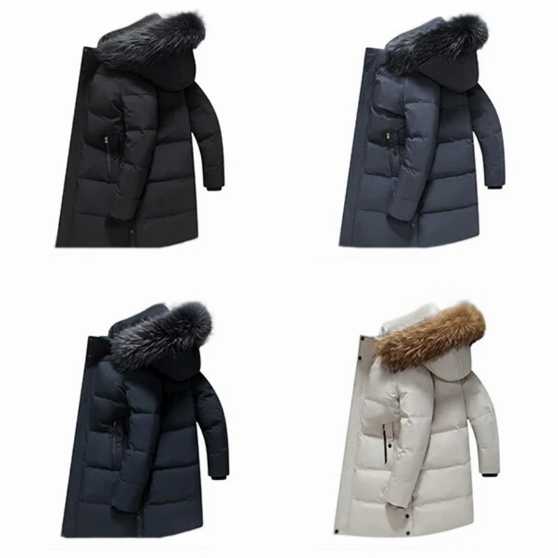 FrostGuard - Parka vinterfrakke til mænd | Elegant varme til kolde vinterdage