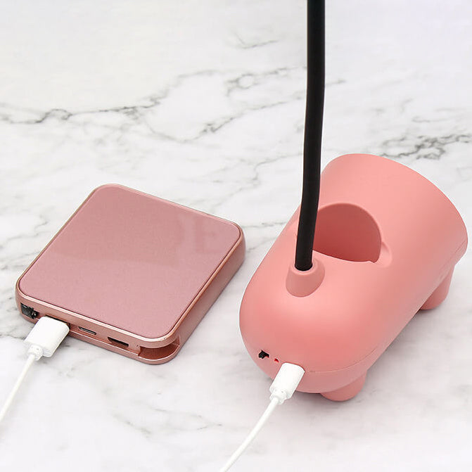 LumiRabbit - Kreativ kanin LED touch USB penneholder skrivebordslampe