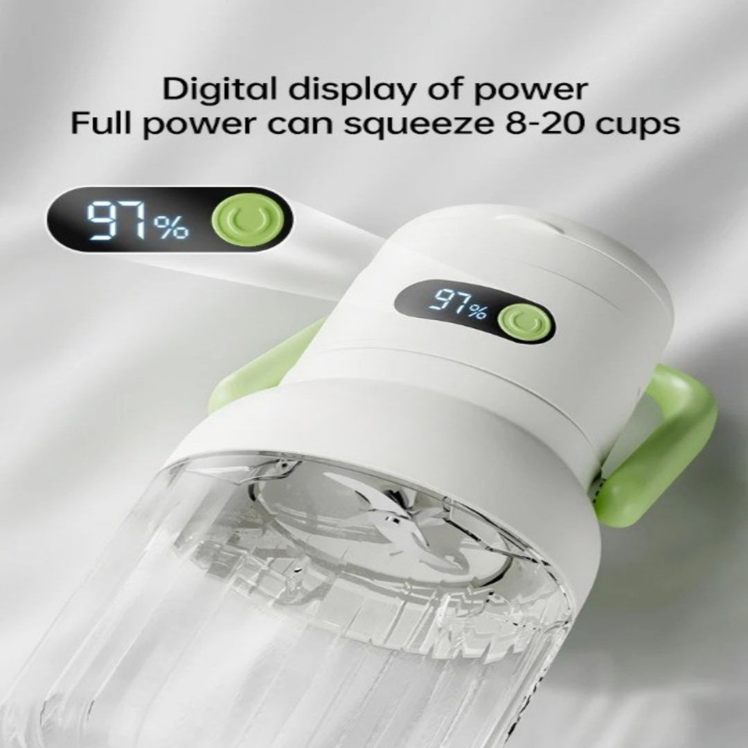 BlendGo - batteridrevet kompakt smoothieblender med 12 knive