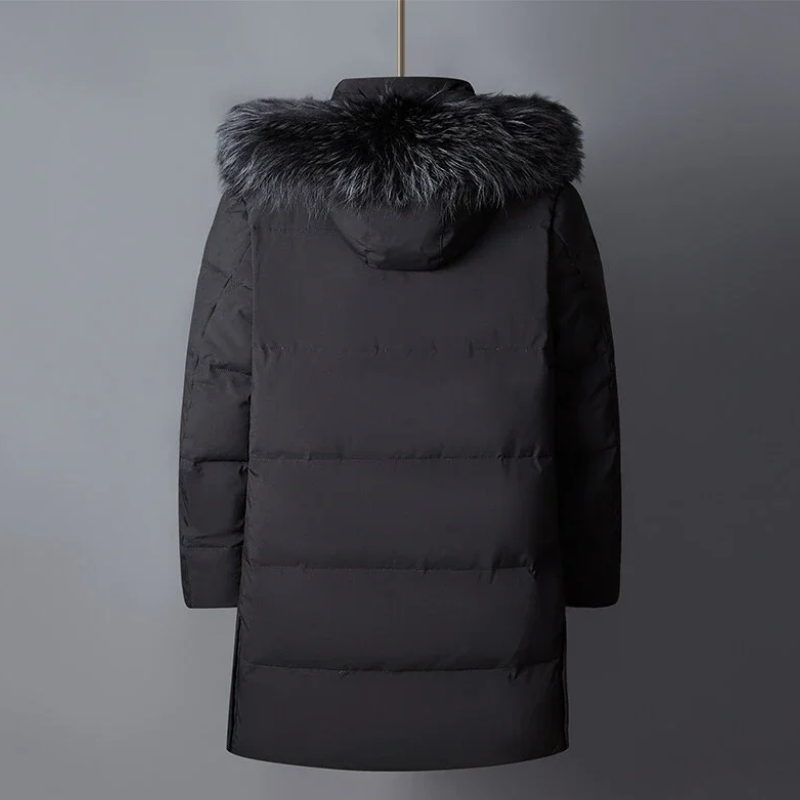 FrostGuard - Parka vinterfrakke til mænd | Elegant varme til kolde vinterdage