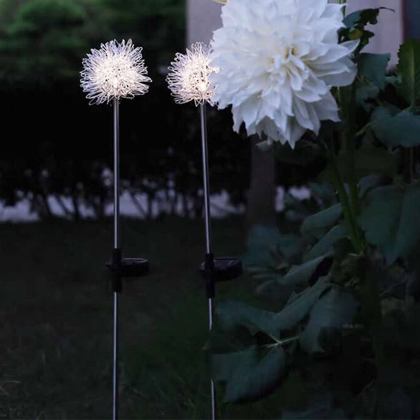 LumiGard - Solcelledrevet mælkebøttekugle-lys