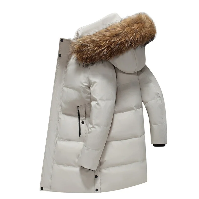 FrostGuard - Parka vinterfrakke til mænd | Elegant varme til kolde vinterdage