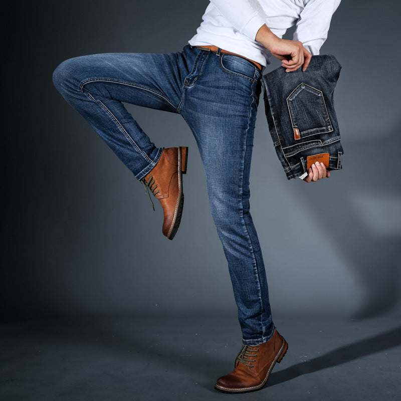 Asher - Premium slim fit-jeans med stretch til mænd