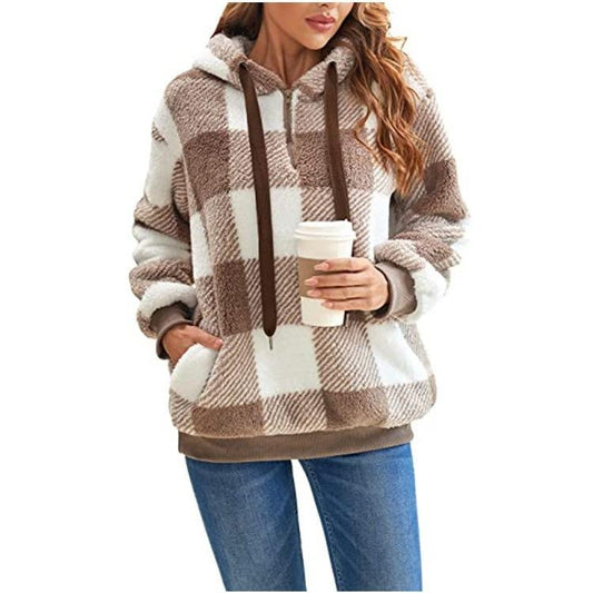 CozyChic - Dametrøje | Behagelig trøje med halv lynlås til enhver lejlighed!
