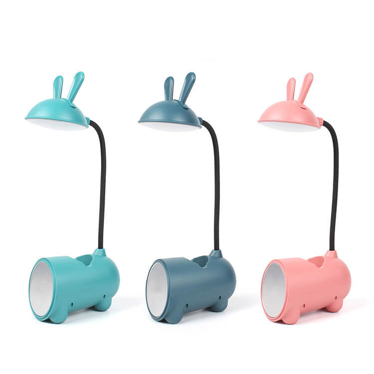 LumiRabbit - Kreativ kanin LED touch USB penneholder skrivebordslampe
