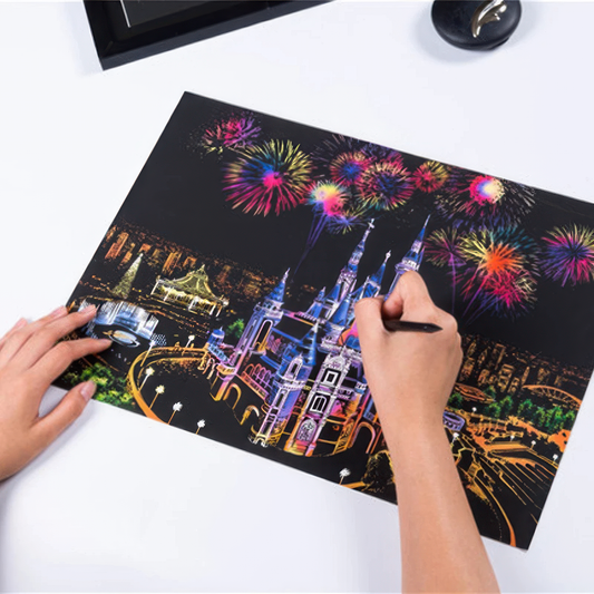 ArtMaster - Magic Scratch Paintings - Kreativ og diskret malesjov