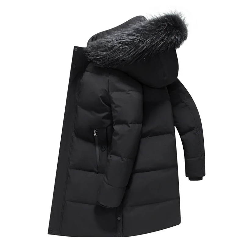 FrostGuard - Parka vinterfrakke til mænd | Elegant varme til kolde vinterdage