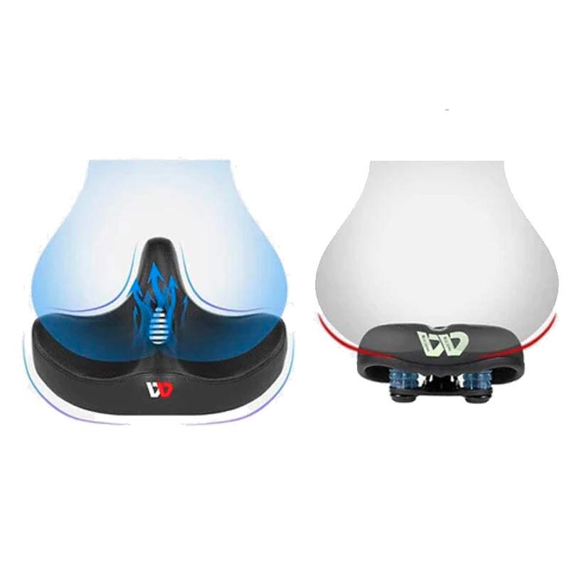 RideComfort - Komfortabel Big Bottom-cykelsadel - Maksimal komfort