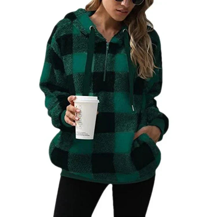 CozyChic - Dametrøje | Behagelig trøje med halv lynlås til enhver lejlighed!