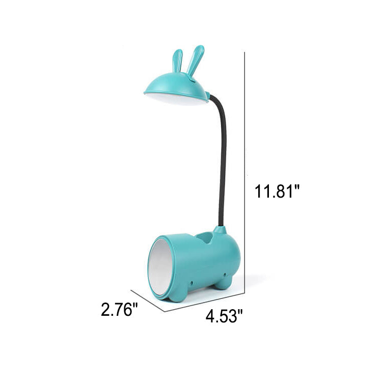 LumiRabbit - Kreativ kanin LED touch USB penneholder skrivebordslampe