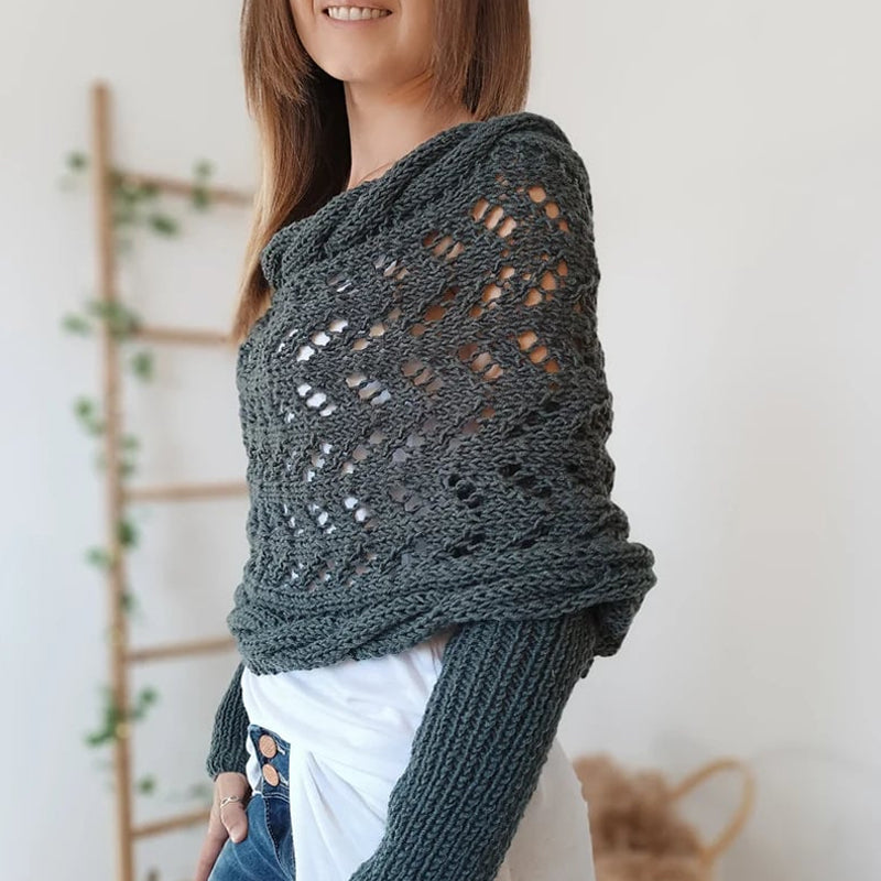 ChicWrap - elegance og komfort med den strikkede bolero