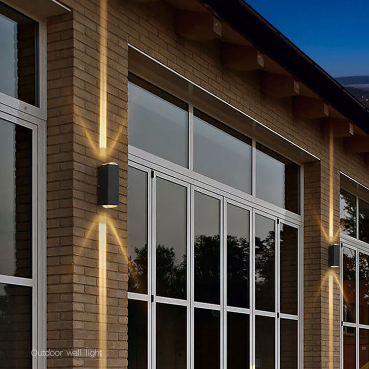 LumiShield - Moderne vandtæt rektangulær LED-væglampe