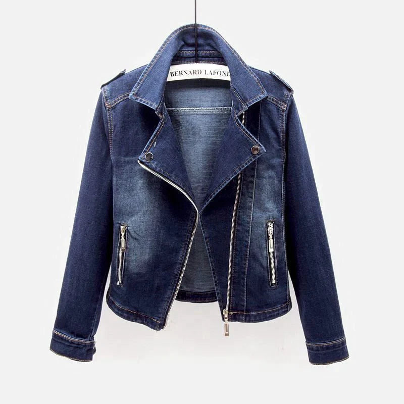 ChicDenim - Klassisk fusionsdenimjakke | Alsidig elegance til enhver lejlighed