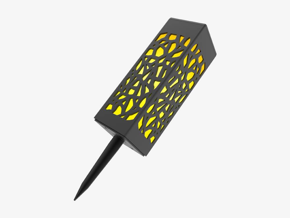 LED Solcelle Havebelysning – 30 cm Høj, Varm Hvid Lys, Nem Installation, Vandafvisende Plast, Energibesparende Lys til Haven-3