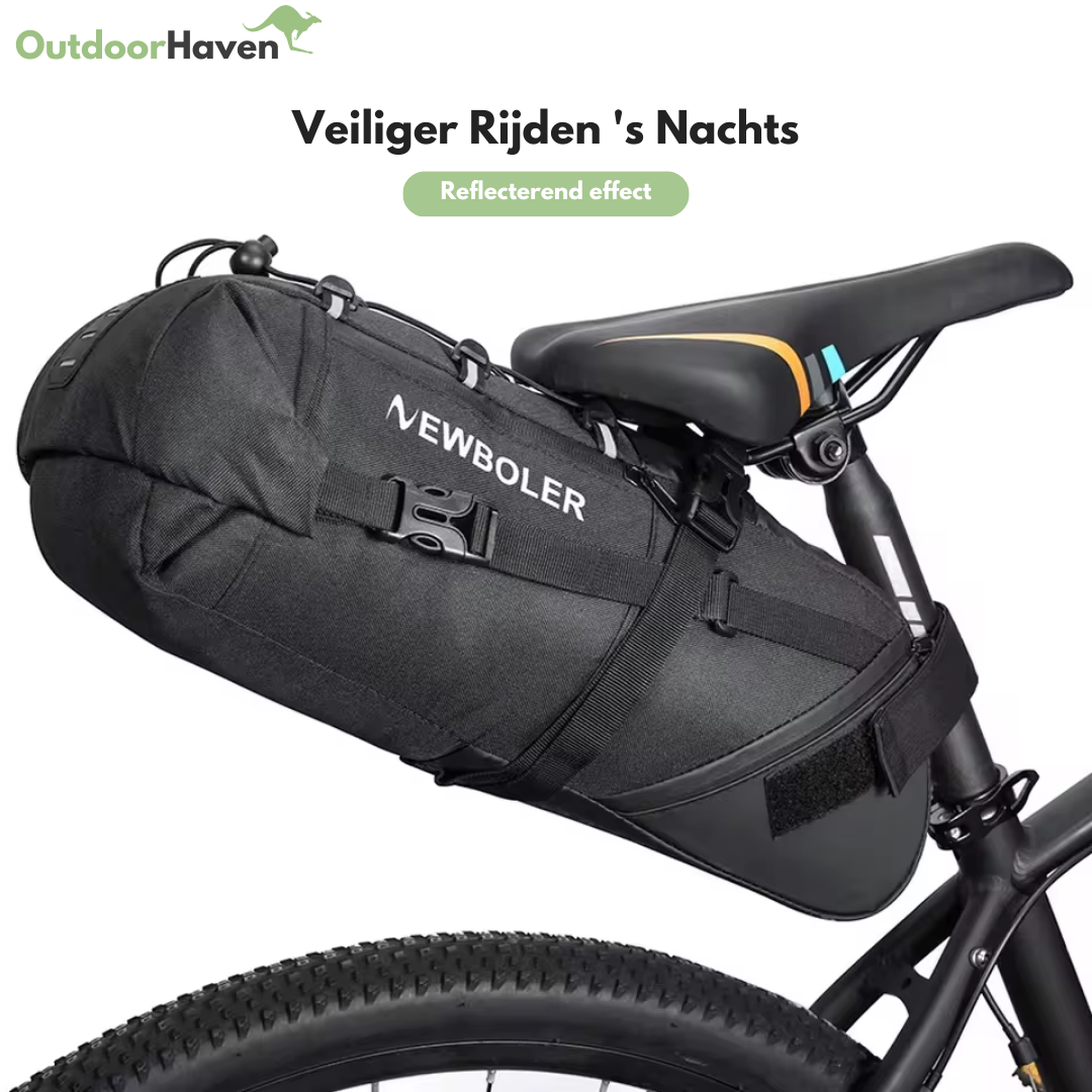 TrailGuard - Vandtæt cykelsadeltaske - 10L kapacitet