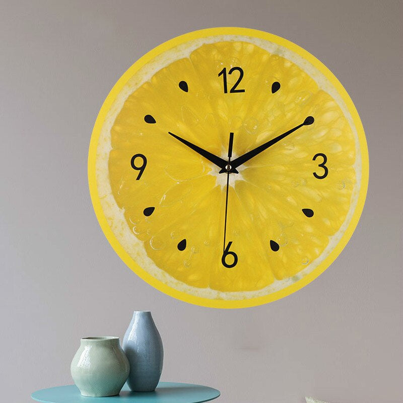 FreshTime - Vægur citron - Levende citrusdesign