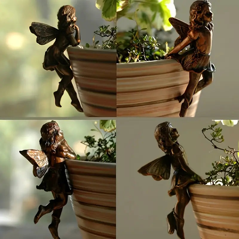 FairyBloom - Sæt med 4 søde blomsterpottevedhæng