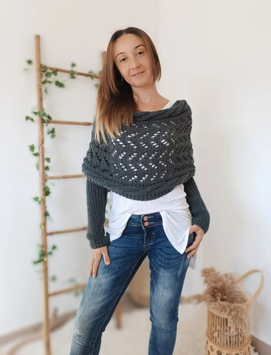 CozyKnit - Behageligt strikket tørklæde | Alsidig elegance til enhver lejlighed