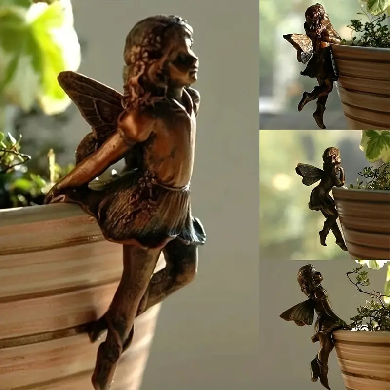 FairyBloom - Sæt med 4 søde blomsterpottevedhæng