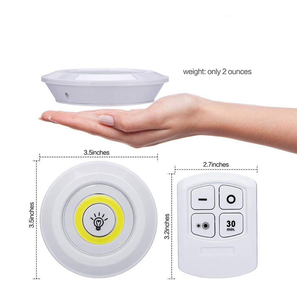 Intelligent LED Lampe med Fjernbetjening og Justerbar Lysstyrke – Energibesparende Indendørs Loftlampe-5