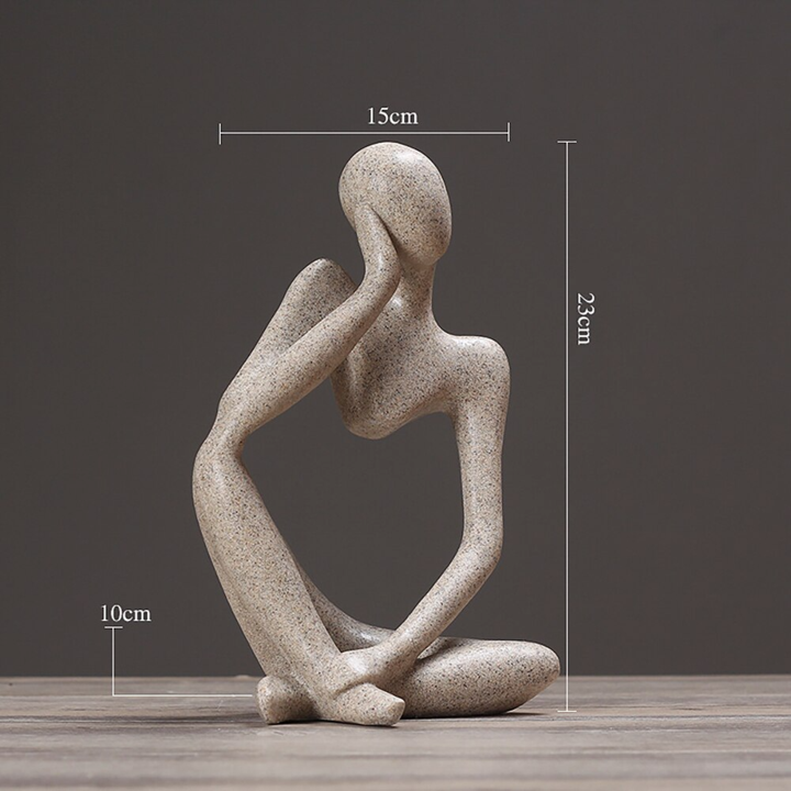 ThinkArt - Reflective Thinker Image | Elegant abstrakt boligindretning