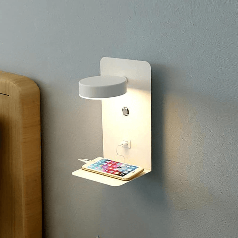 SmartBeam - Vægmonteret natlampe med 330° rotation