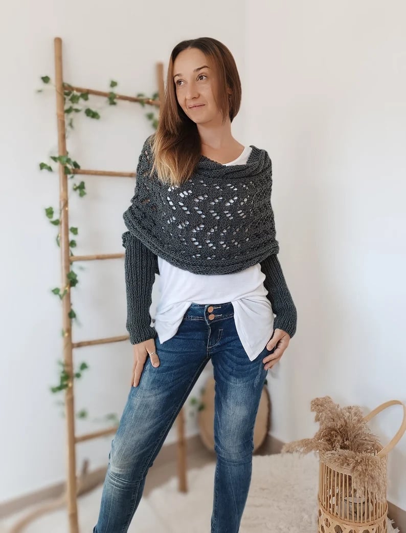 CozyKnit - Behageligt strikket tørklæde | Alsidig elegance til enhver lejlighed