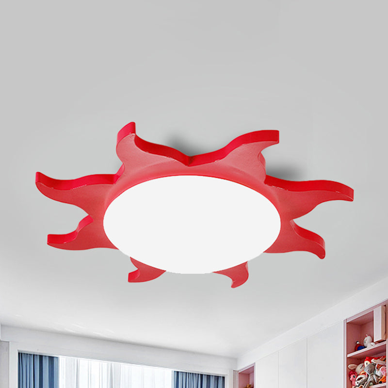 SunnyGlow - loftslampe til børneværelset | Solformet LED-belysning