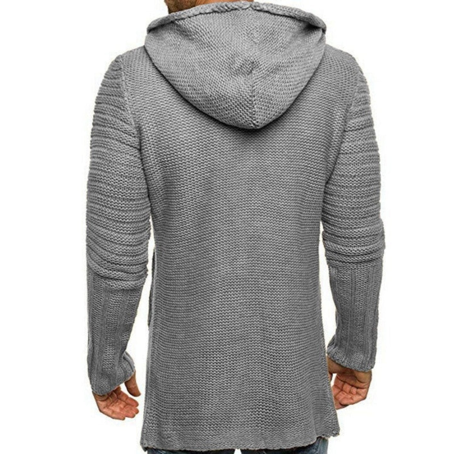 ComfyWear - Lang cardigan med hætte | Varme og komfort til kolde dage
