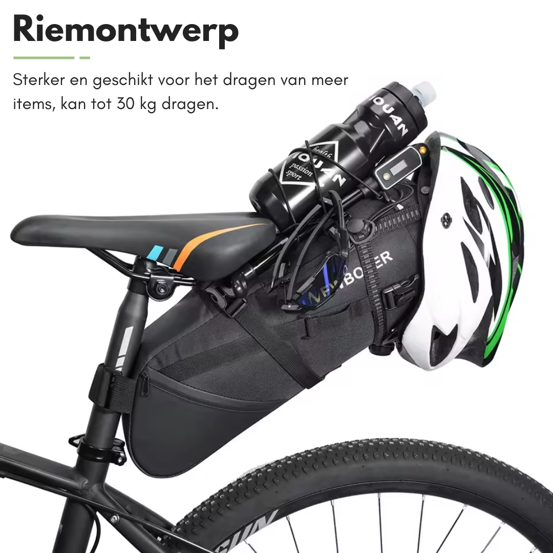 TrailGuard - Vandtæt cykelsadeltaske - 10L kapacitet