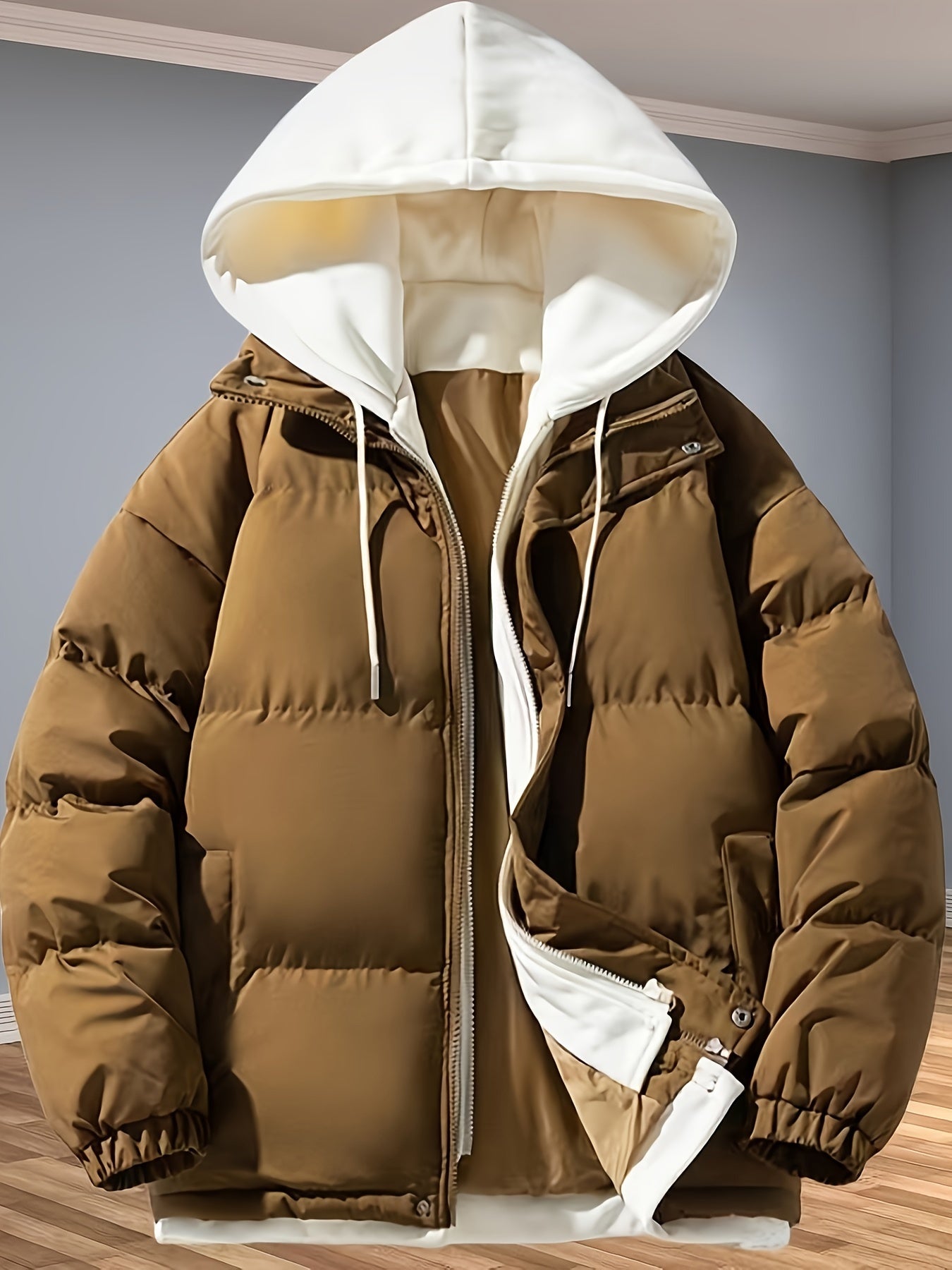 OutdoorsPro - Casual 2-i-1 tyk termisk vinterjakke til mænd
