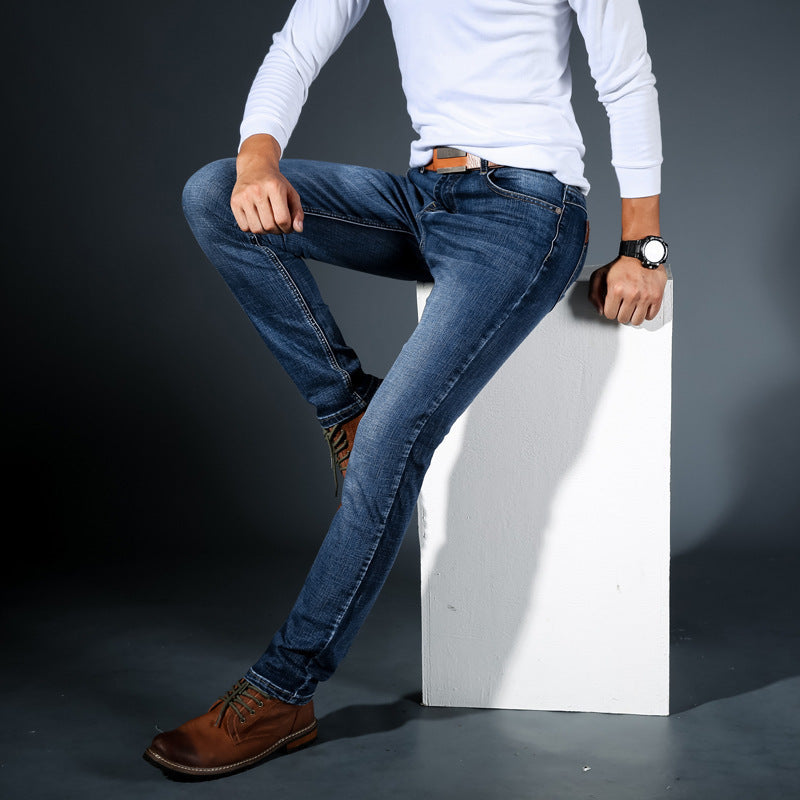 Asher - Premium slim fit-jeans med stretch til mænd