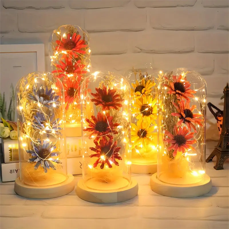 LumiFlora - Fortryllende solsikke LED-lampe