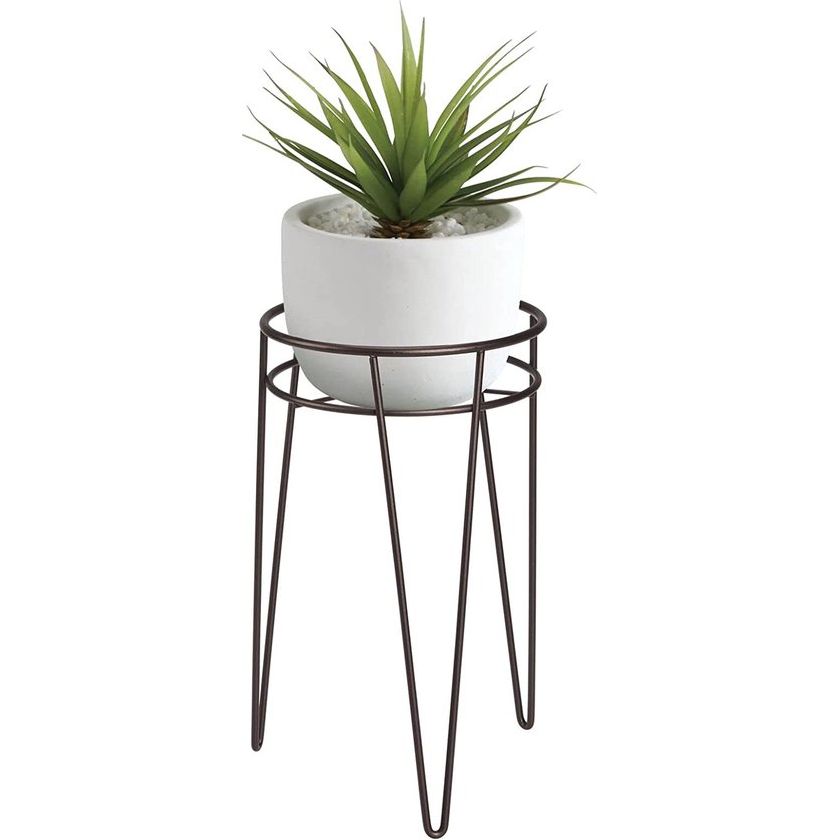 GreenStyle - mDesign Midcentury sæt med 3 gulvplanter i metal