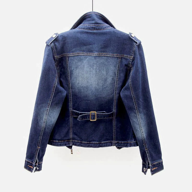 ChicDenim - Klassisk fusionsdenimjakke | Alsidig elegance til enhver lejlighed