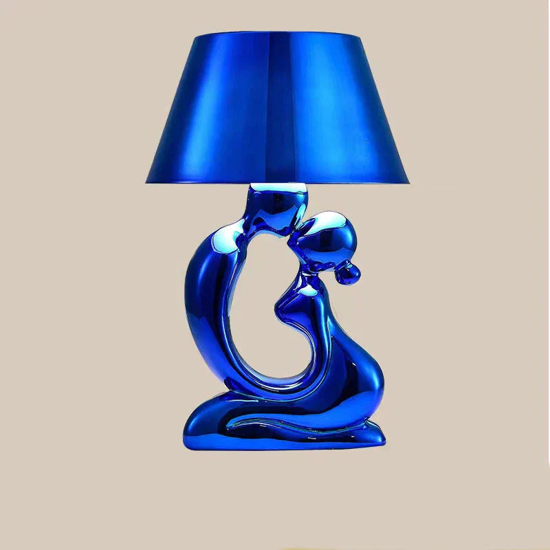 Variant image for Designer Bordlampe i Metal og Glas – 50 cm Høj med Optimal Lysfordeling til Stue og Kontor-6