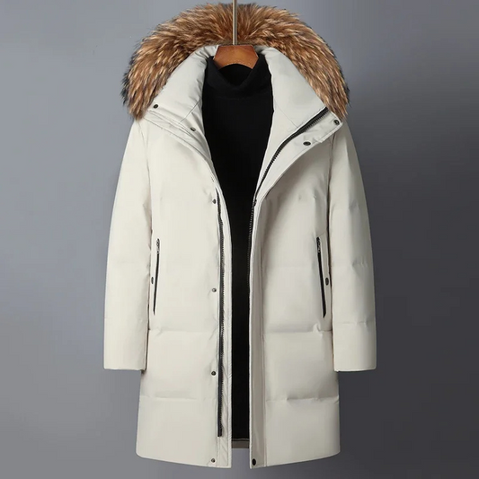 FrostGuard - Parka vinterfrakke til mænd | Elegant varme til kolde vinterdage