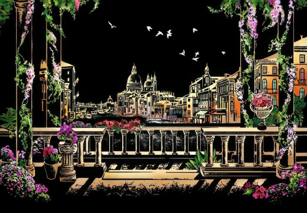 ArtMaster - Magic Scratch Paintings - Kreativ og diskret malesjov