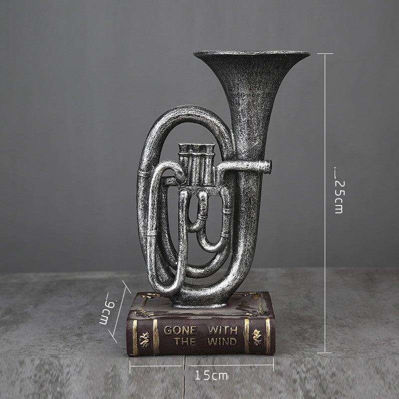 Variant image for Håndlavet Musikalsk Skulptur med Fem Unikke Musikere – Farverig Harpiks Dekoration til Hjemmet-9