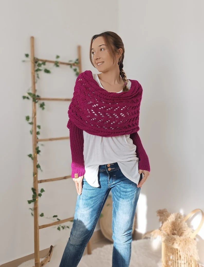 CozyKnit - Behageligt strikket tørklæde | Alsidig elegance til enhver lejlighed