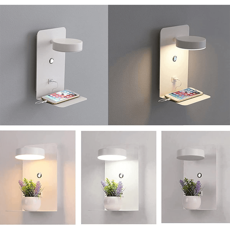 SmartBeam - Vægmonteret natlampe med 330° rotation