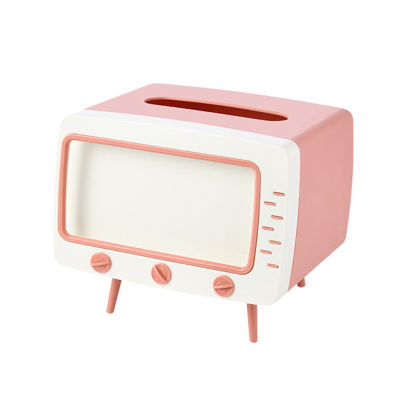 Elegant Sort Tissue Box i TV-Design – 25x15x10 cm til Stue, Køkken og Spisestue-4