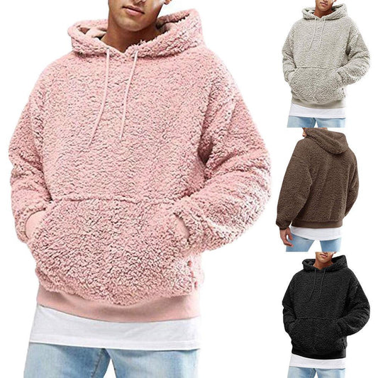 CozyComfort - Teddy Cosy hættetrøje til mænd | Blød og varm til hverdagsbrug
